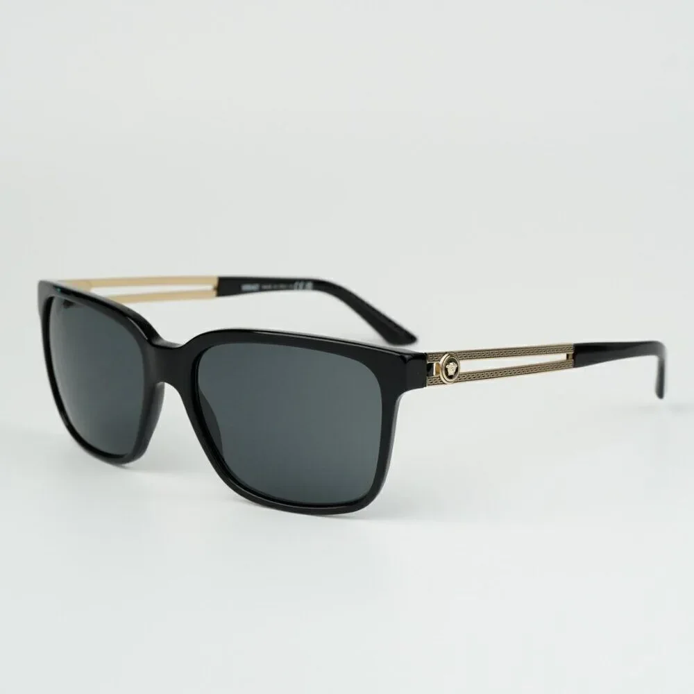 Versace | Accessories | New Versace Ve437 Gb87 Black Grey  display picture 3